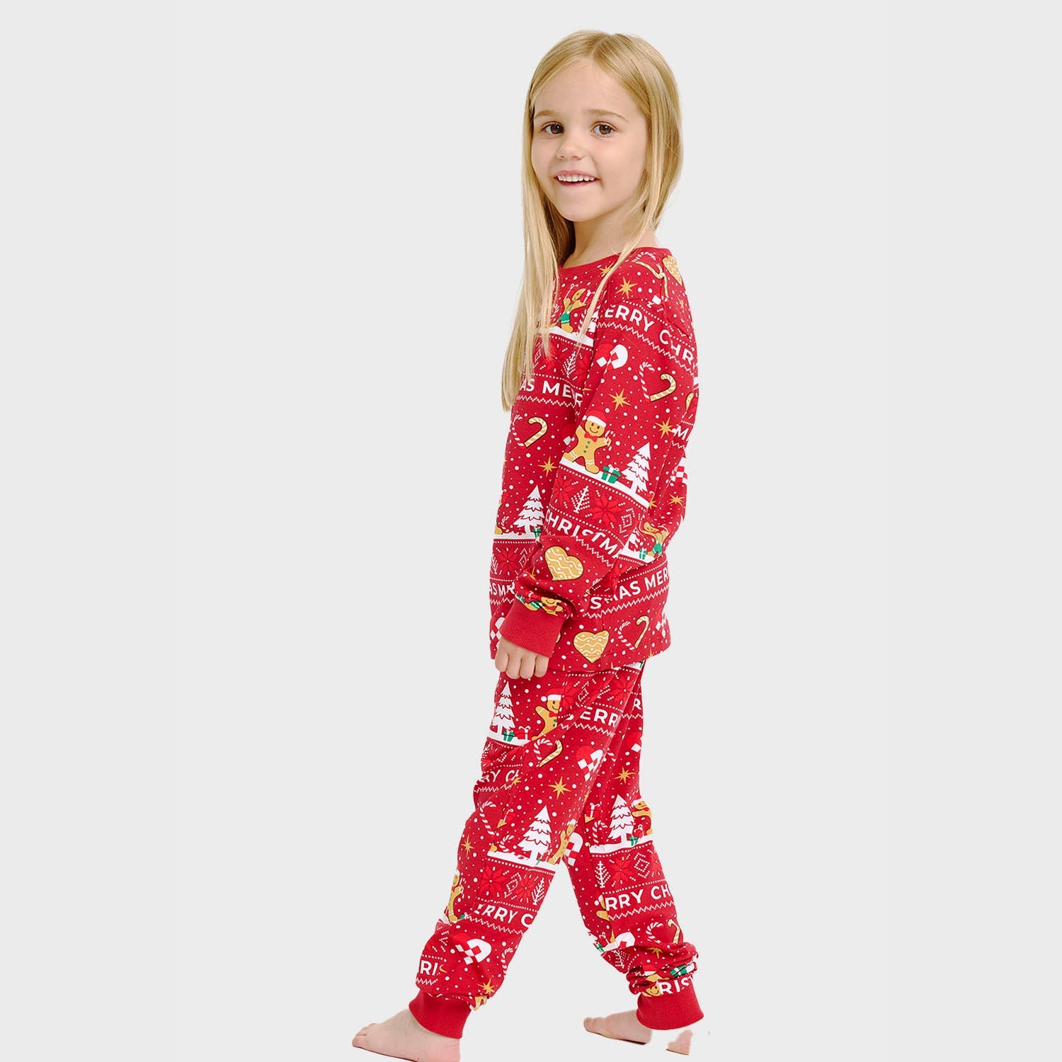 Christmas Cookie Pyjamas Red β Kids